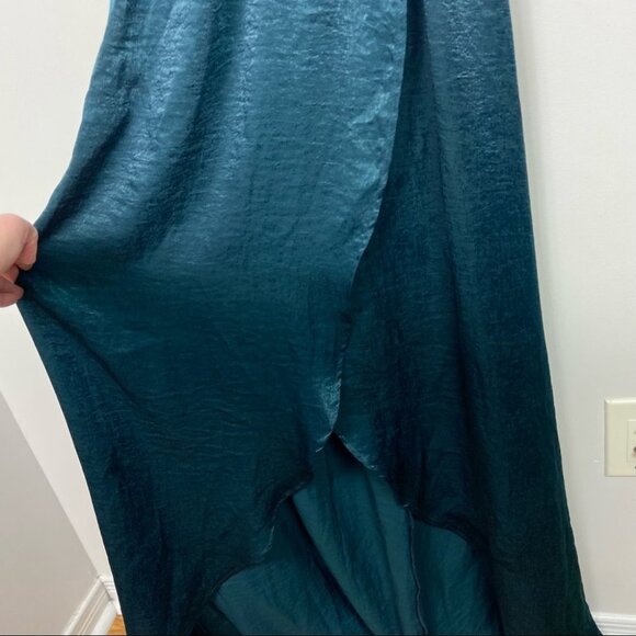 NWT Show Me Your Mumu Karolina Collar Dress Teal Green Size Small New Tags Boho - Picture 9 of 10